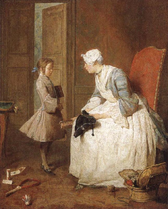 Jean Baptiste Simeon Chardin The gouvernante